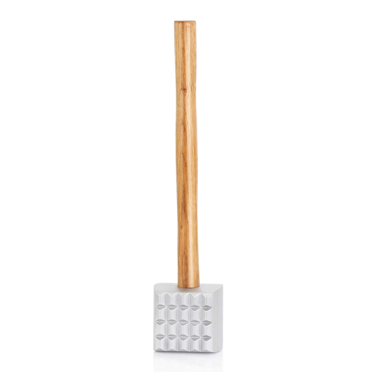 New Star Foodservice 36398 Wood Handle Aluminum Meat Tenderizer/Mallet/Hammer, 13-Inch Overall