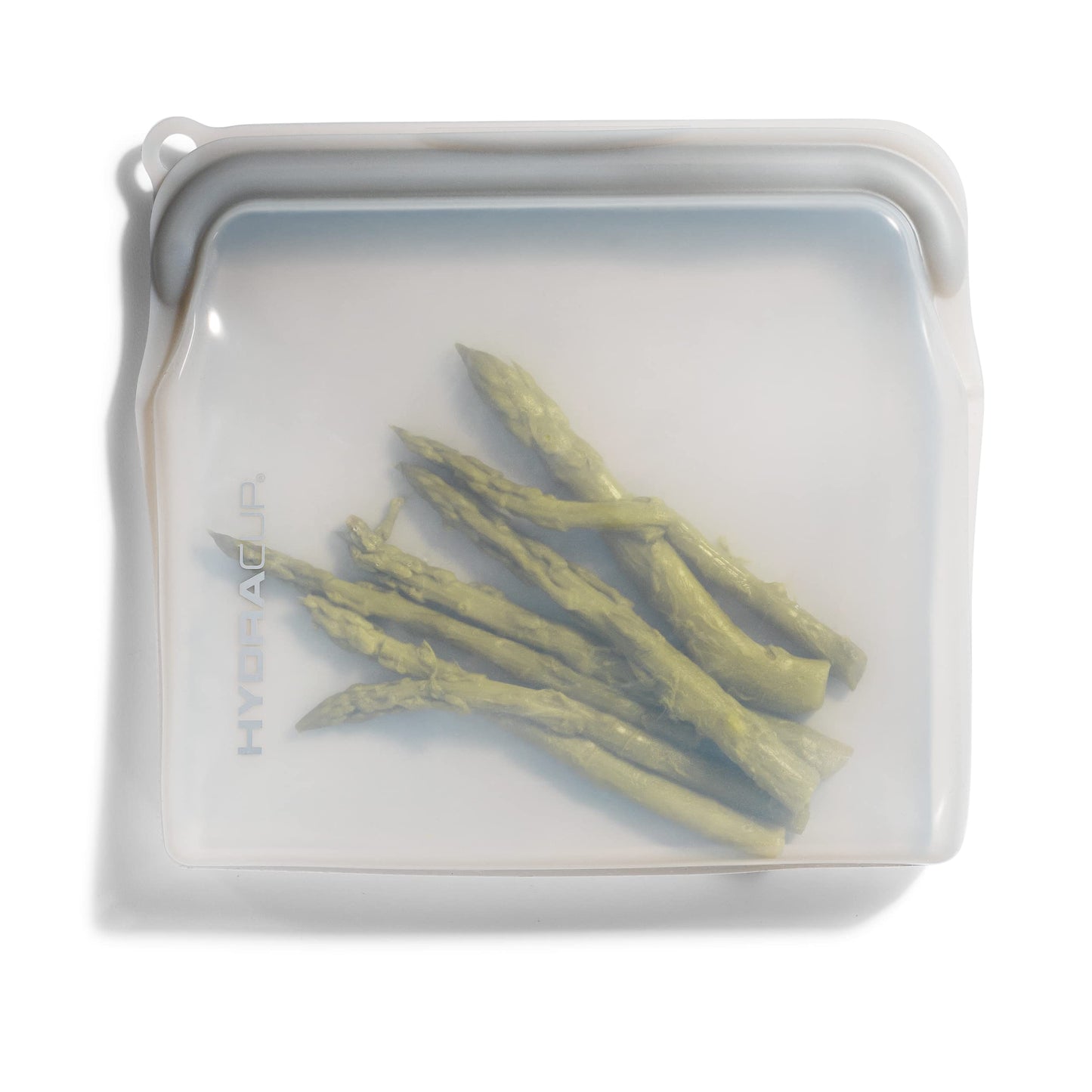 Hydra Cup Reusable Silicone Storage Bags [6 PACK] Food Storage Container, 30 ounces, Press to Lock, Stash Snacks & Meal Prep, Sandwich Size, Microwave & Dishwasher Safe