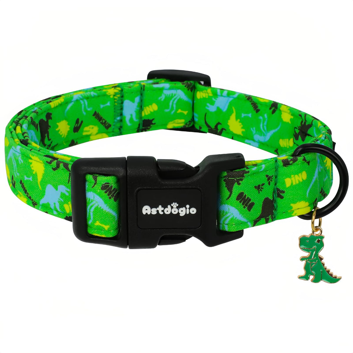 Astdogio Fall Dog Collar – Halloween & Thanksgiving Dog Collars for Medium Dogs – Soft & Comfortable Autumn Puppy Collar with Quick Release Buckle, Medium Dog Collars for Girl Boy Dogs-M