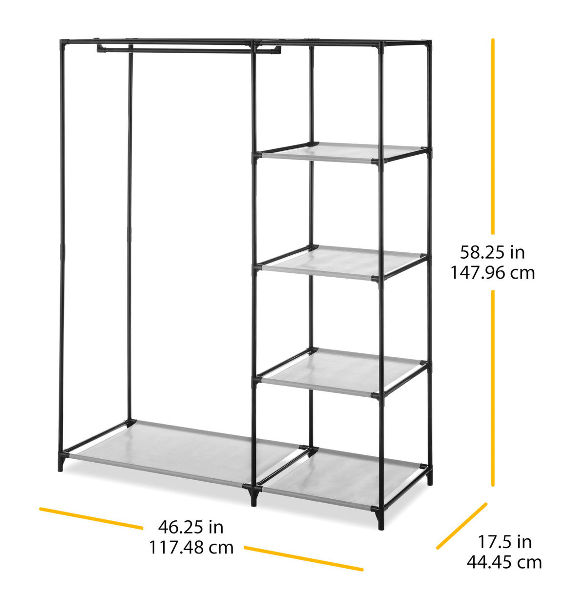 Spacemaker 5 Tier Wardrobe Closet