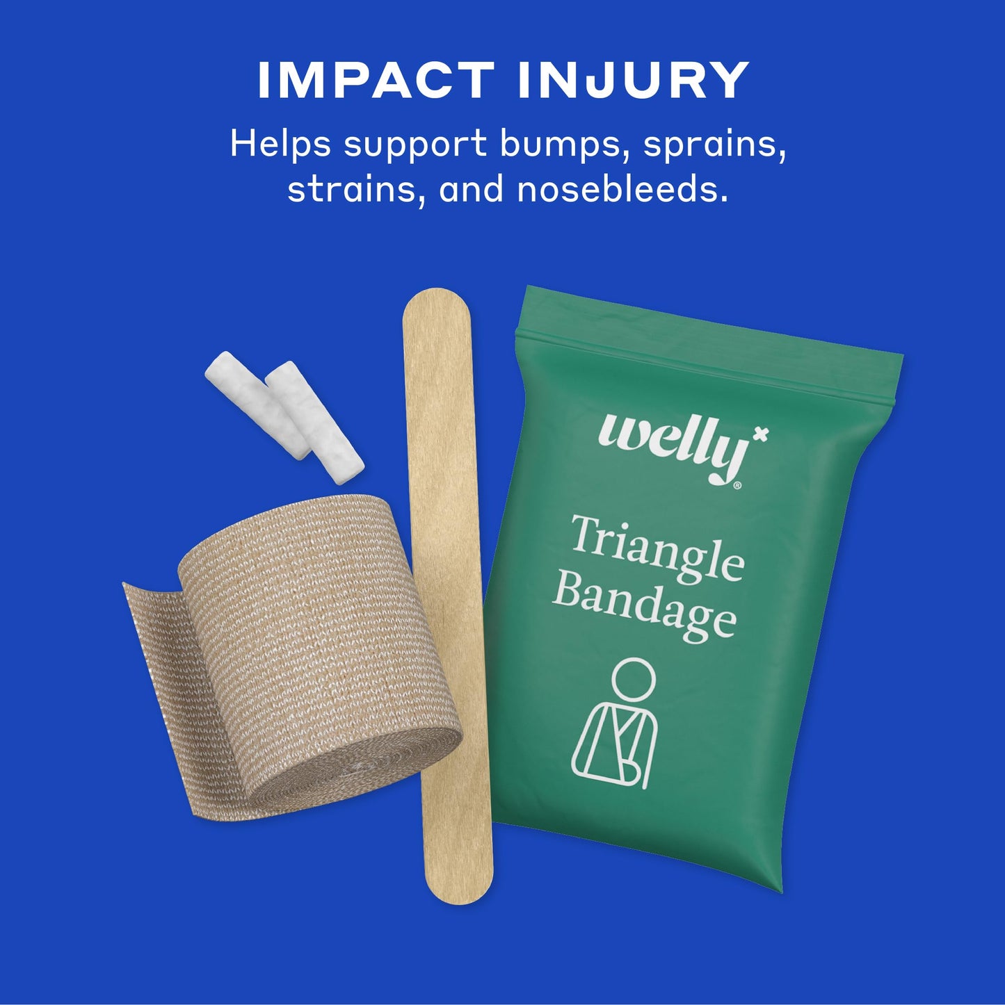 Welly Comprehensive First Aid Kit - FSA Eligible - Adhesive Bandages, Tape and Non-Stick Pads, Butterfly Strips, Cleansing Wipes, Ointments, Gauze, and More - 240 Pieces