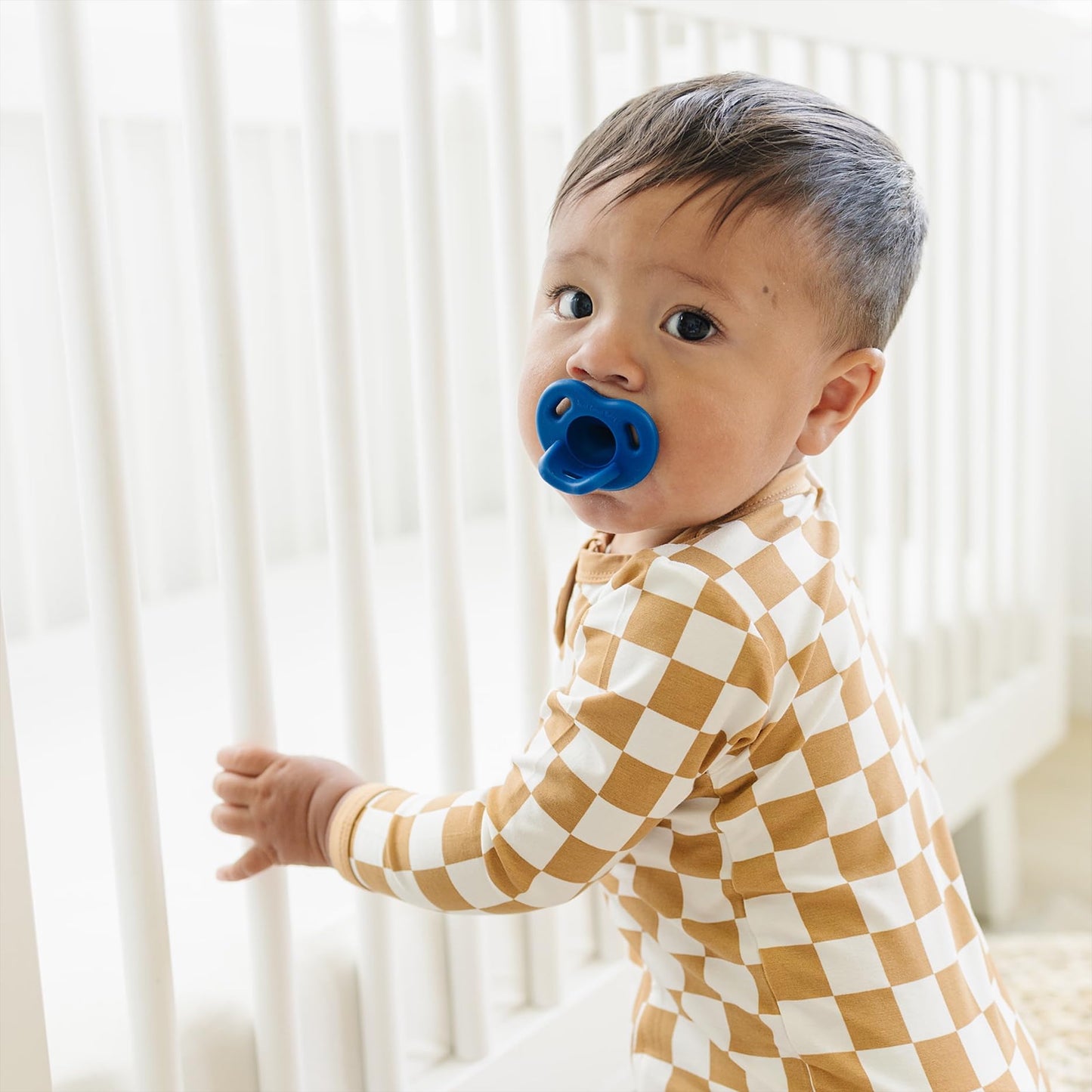 Sweet Cotton Baby Pacifier – Soft Silicone – 0-36 Months – BPA Free – Natural Latch – Lightweight, Dishwasher Safe – for Newborns, Infants, Toddlers