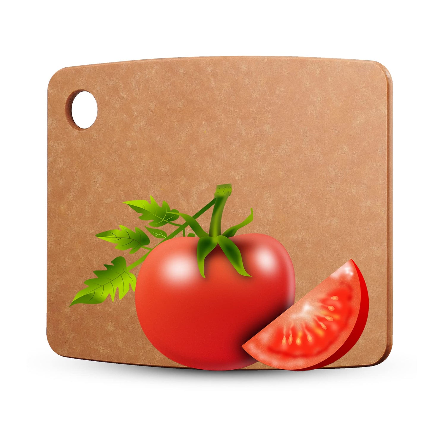 Wooden Cutting Board for Kitchen - Small Composite Wood Cutting Boards Dishwasher - Thin, BPA Free & Eco-Friendly Chopping Board (11.5 x 9 Inch, Natural)