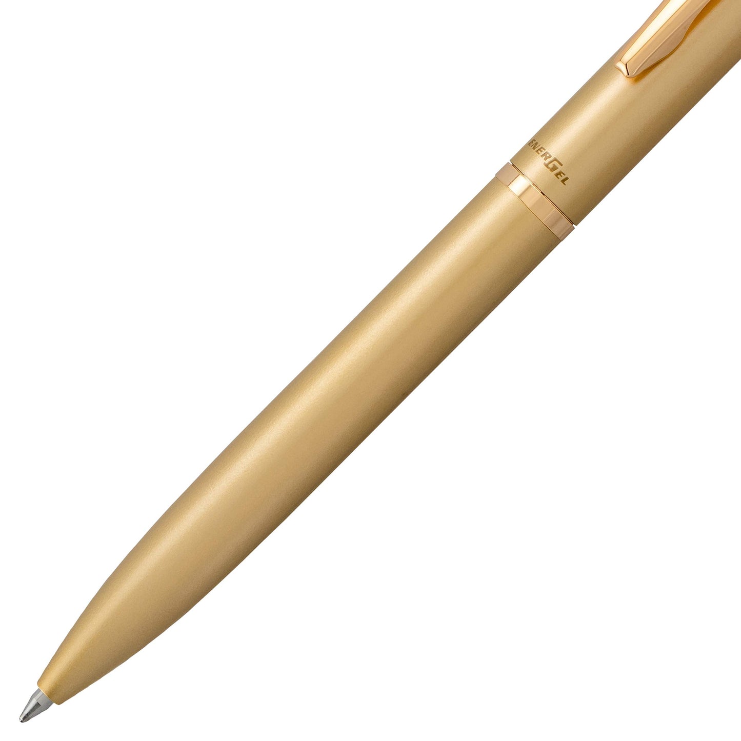 Pentel EnerGel Style Premium Liquid Gel Pen, (0.7mm), Medium line, Gold Barrel, Black Ink w/Gift Box (BL2007XABX)