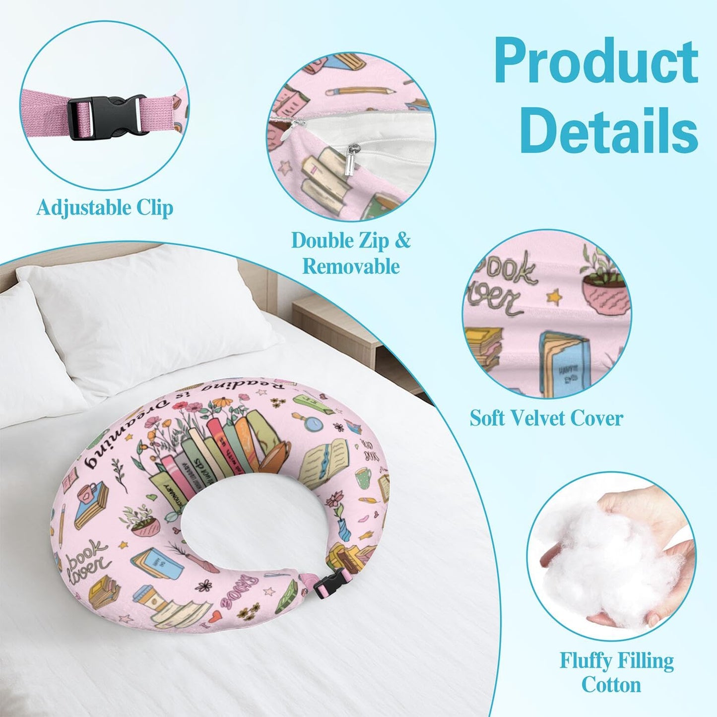 Queen Hero Lap Pillow for Reading & Gaming Lap Desk Pillows for Crocheting & Crafting with Elbow & Arm Support Cushion for Ergonomic Use on Bed and Couch