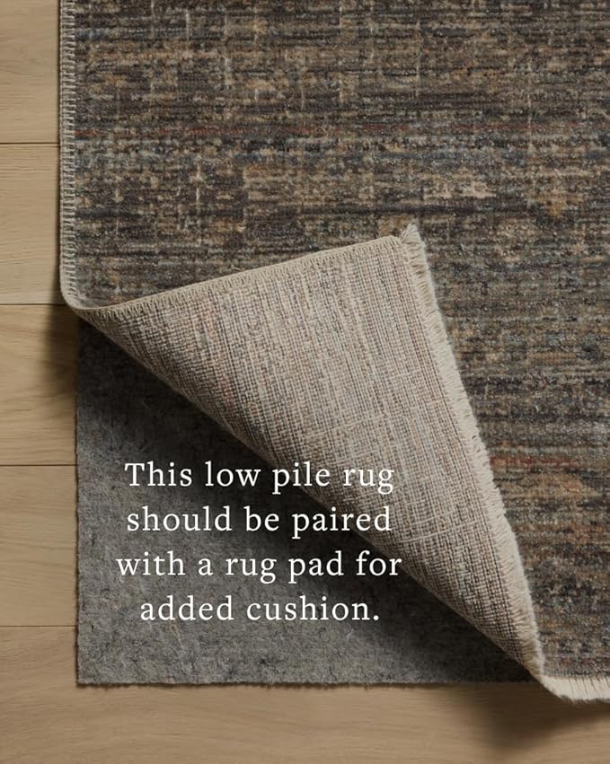 Loloi Amber Lewis Molly Collection MOL-05 Lagoon/Natural 8'-6" x 12' Low Pile Area Rug