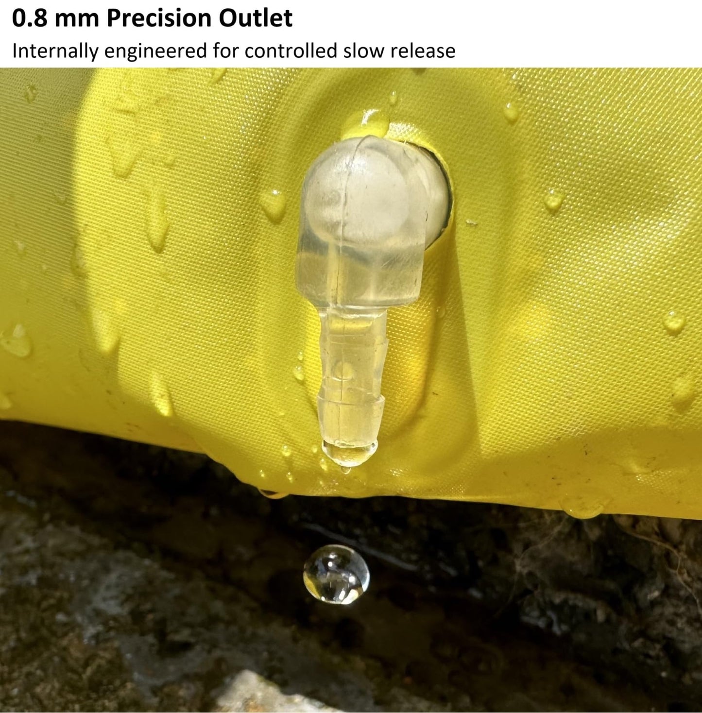 12+ Hours Slow Release Ring-Style Tree Watering Bag - 15 Gallon Watering Ring for Trees, Discipline Essentials (2 Pack, Blue/Yellow)