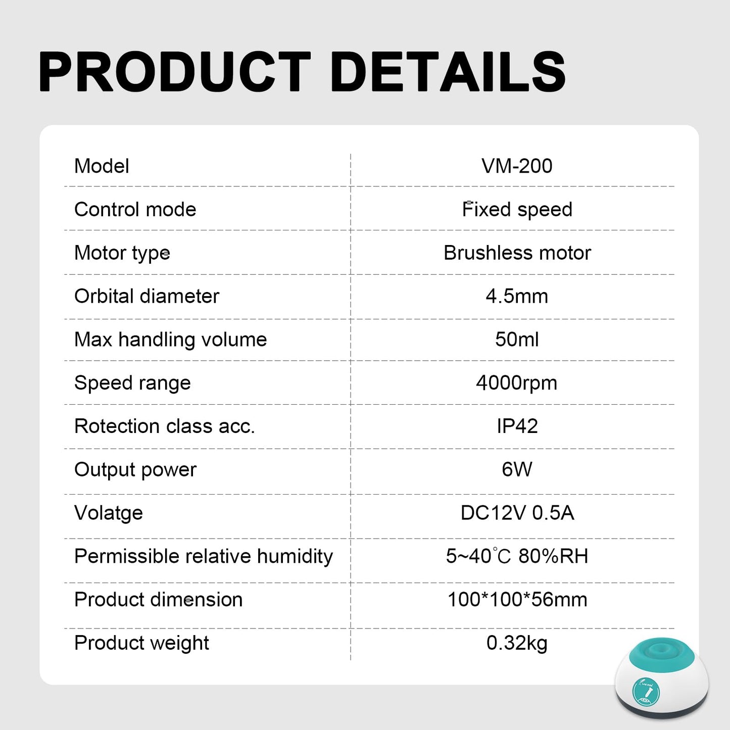 LAB FISH Vortex Model Paint Shaker(Powerful Model) Lab Vortex Mixer for Miniature Bottles,Lash Glue,Nail Polish,Pigment,Eyelash
