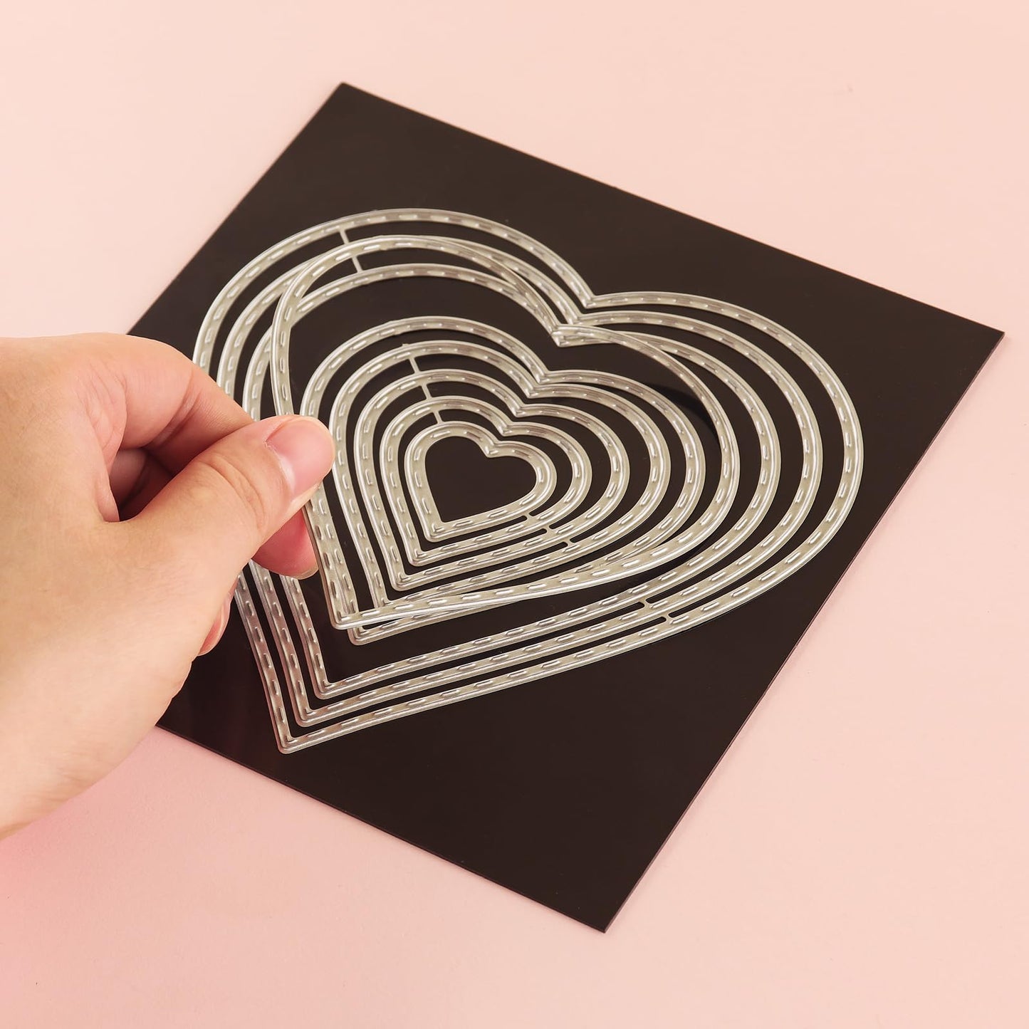 BAOFALI 5Pcs/Set A4 11.7x8.2inch Sheets Rubber Soft Magnet Sheet for Metal Cutting Dies Storage Orangize Crafts Tool Scrapbooking Arts and Crafts Flexible Placement Mats(Thickness0.5mm)