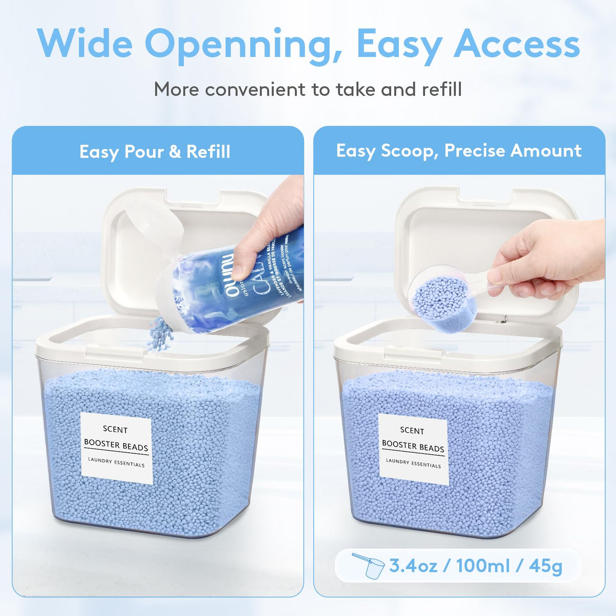Laundry Pods Container with Pop (3 Count)