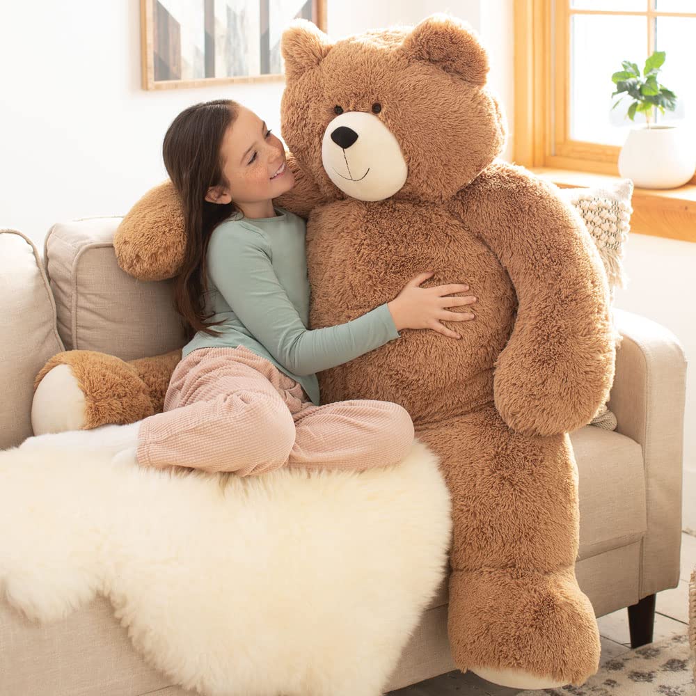 Vermont Teddy Bear Giant Stuffed Animal 4 FT - Big Easter Teddy Bear for Kids & Adults | Stuffed in Vermont, USA - Eco Friendly Gift Saves 200 Plastic Bottles