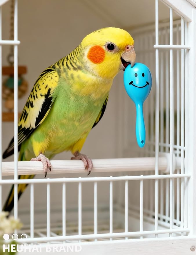 22 Pack Bell Rattan Play Balls Pet Bird Toys for Parakeets Small Birds