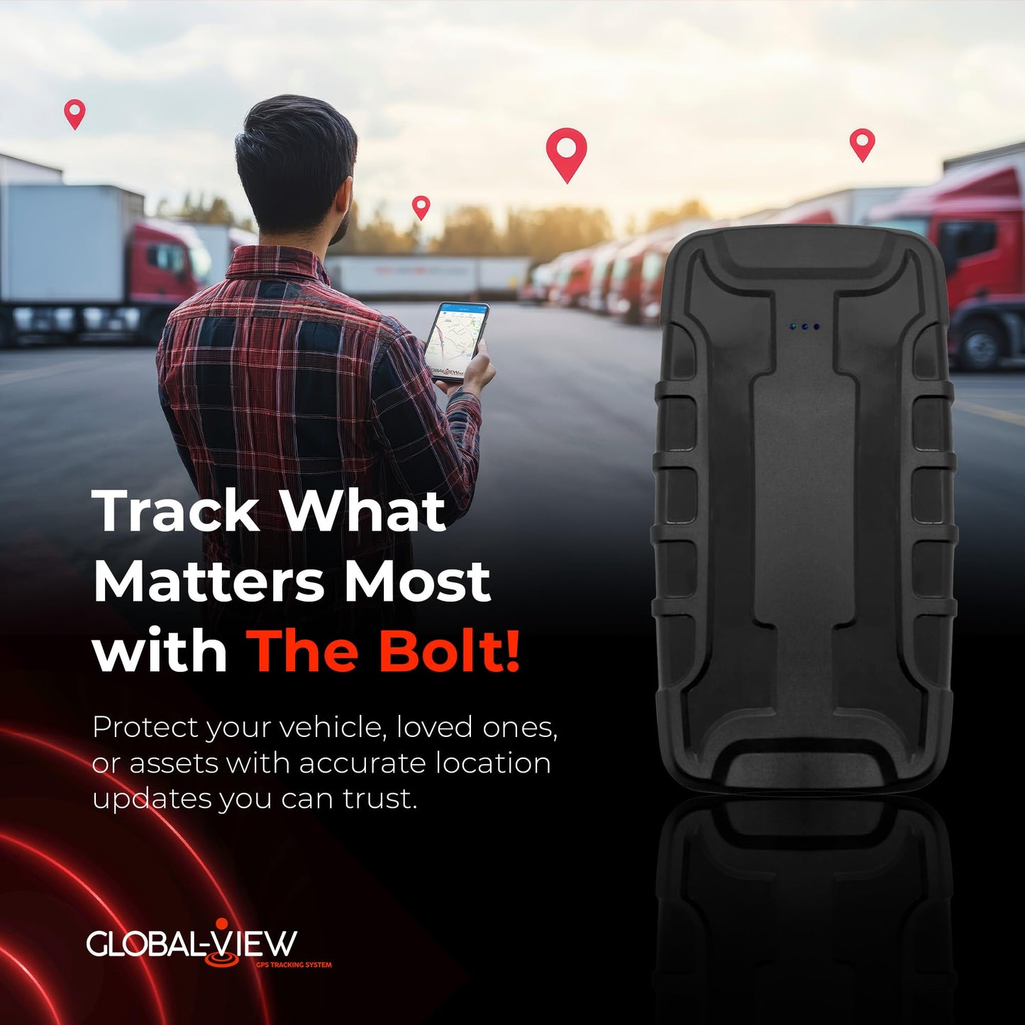 Hidden Magnetic GPS Tracker (USA Tech) – Up to 6-Month Battery, Real-Time Tracking, Geofence & Speed Alerts, Subscription Required