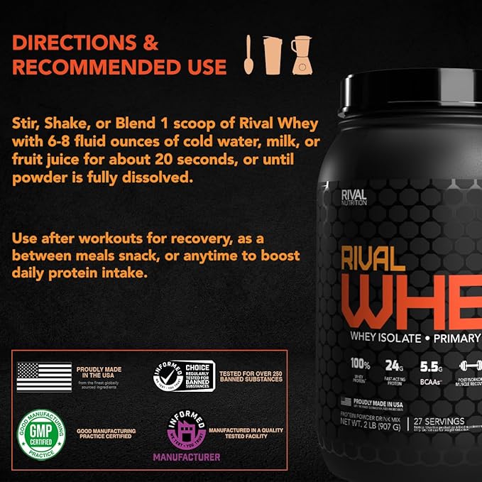 Rival Whey Cookies & Cream 2lb