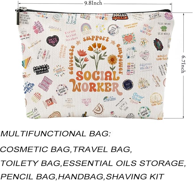 Social Worker Gifts for Women Men, Funny Social Work Gift, Appreciation Gift for Social Worker Birthday Retirement Graduation
