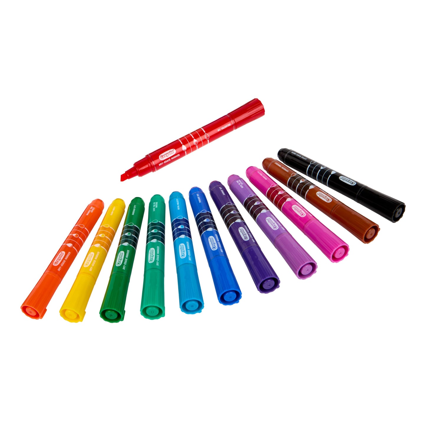Crayola Take Note Dry Erase Markers for School (12ct) Essential Easter Basket Stuffers, Chisel Tip Whiteboard Markers, Spring Craft Supplies for Teachers, Low Odor