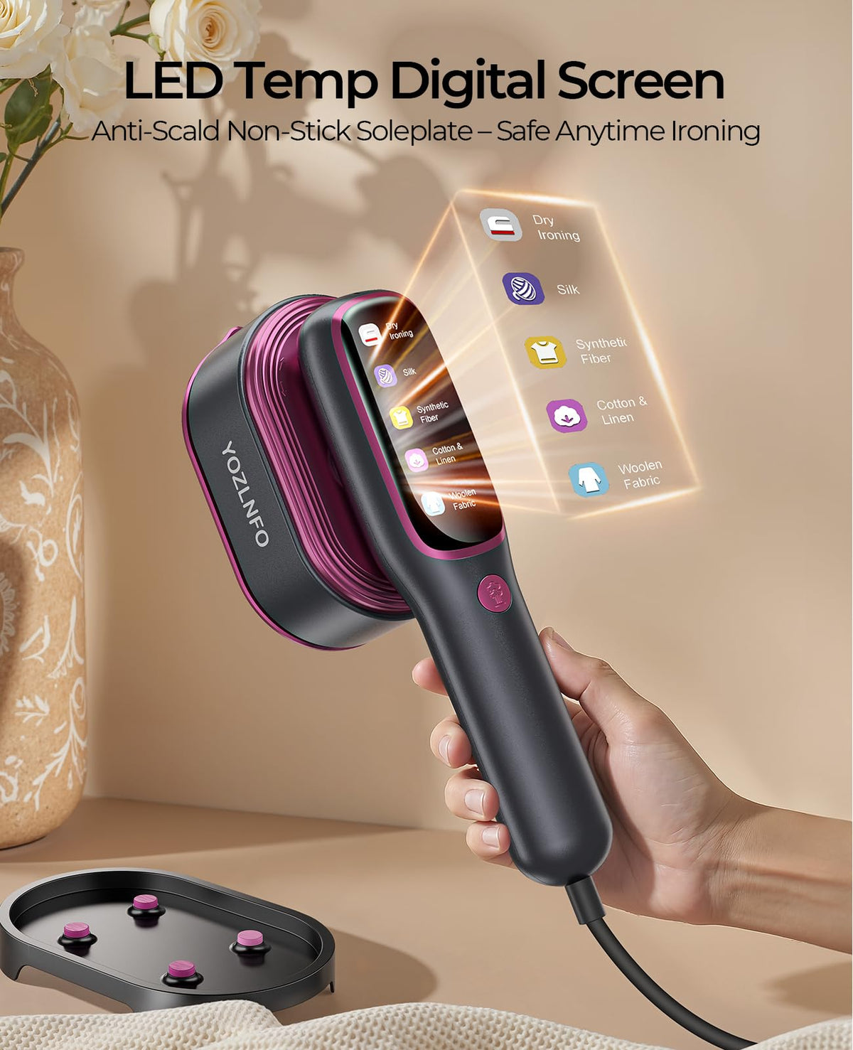 Travel Steamer for Clothes 1200W