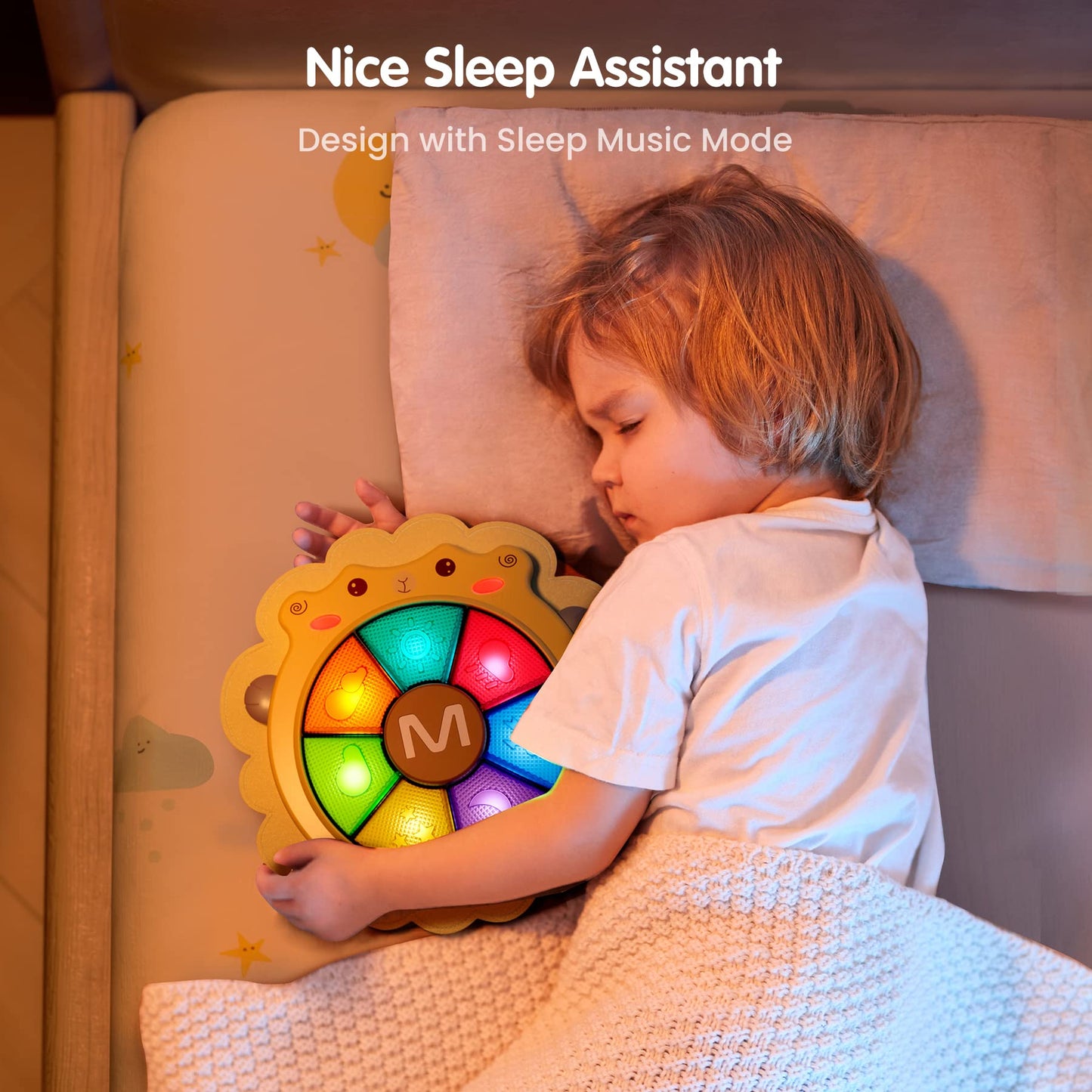 Musical Lamb Toy with Light by TUMAMA KIDS