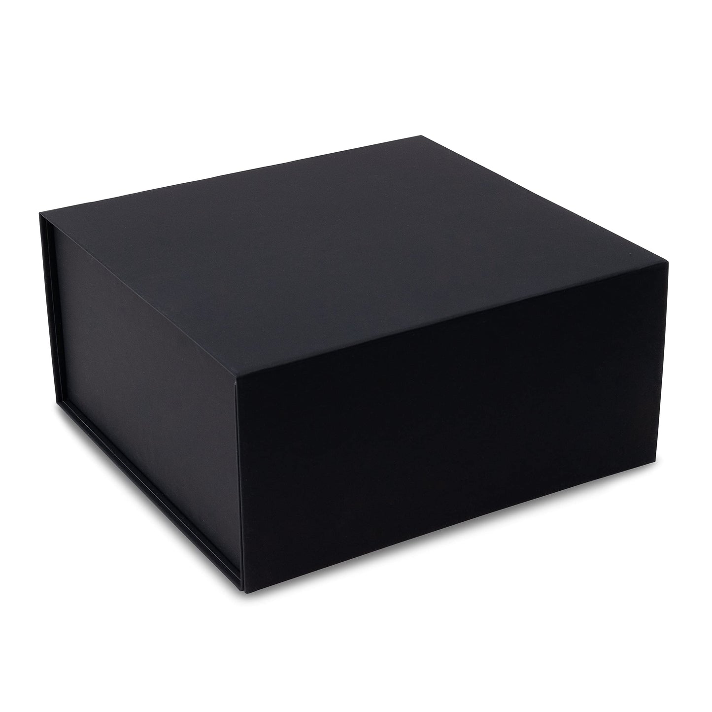 Prime Line Packaging Gift Boxes with Lids, Small Black Magnetic Gift Boxes for Presents, Small Business, Birthdays, Weddings, Graduation, Retail Storage, Bulk, 8x8x4, 15 Pack