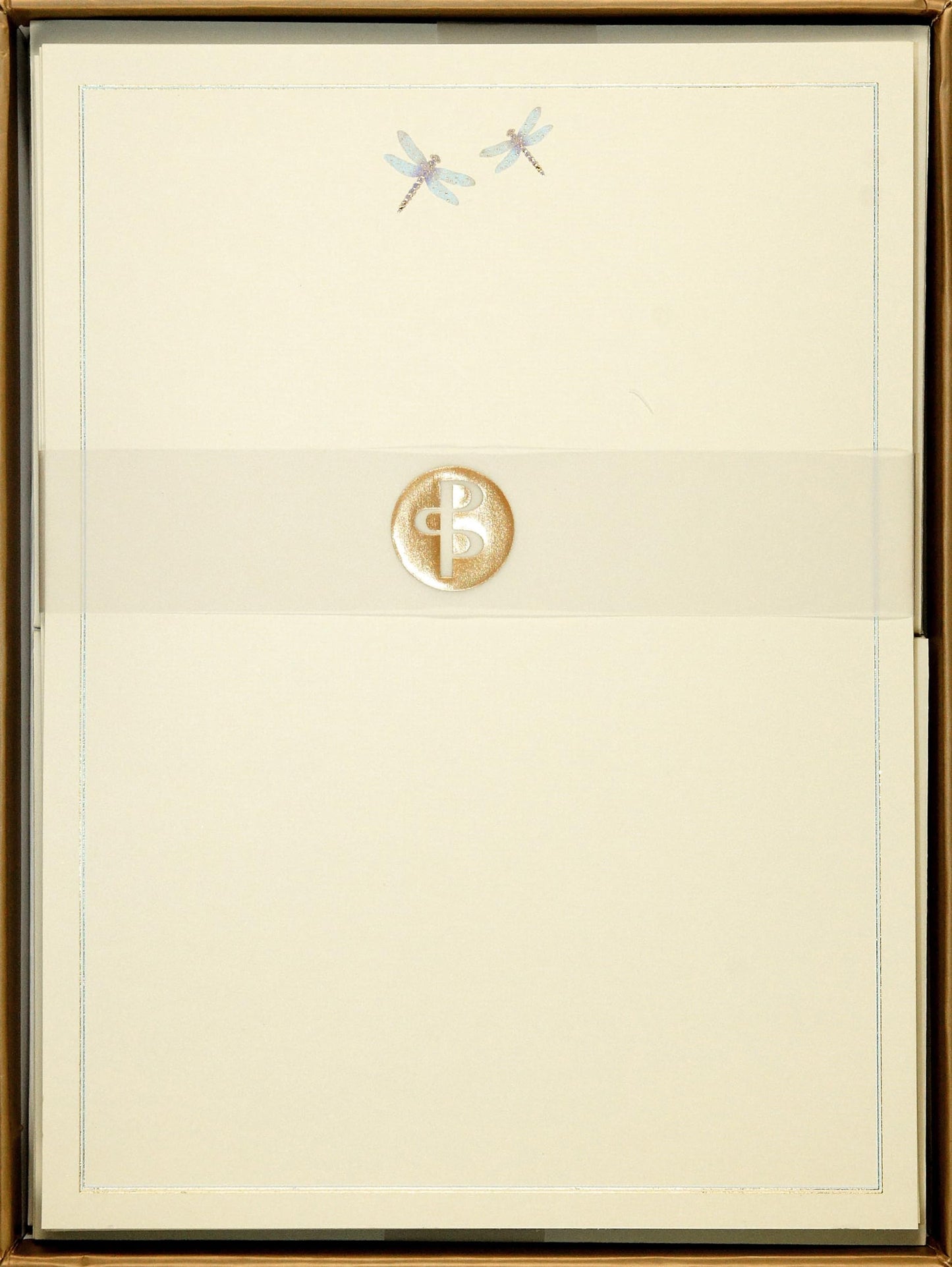 Blue Dragonfly Stationery Set (Boxed Stationery)