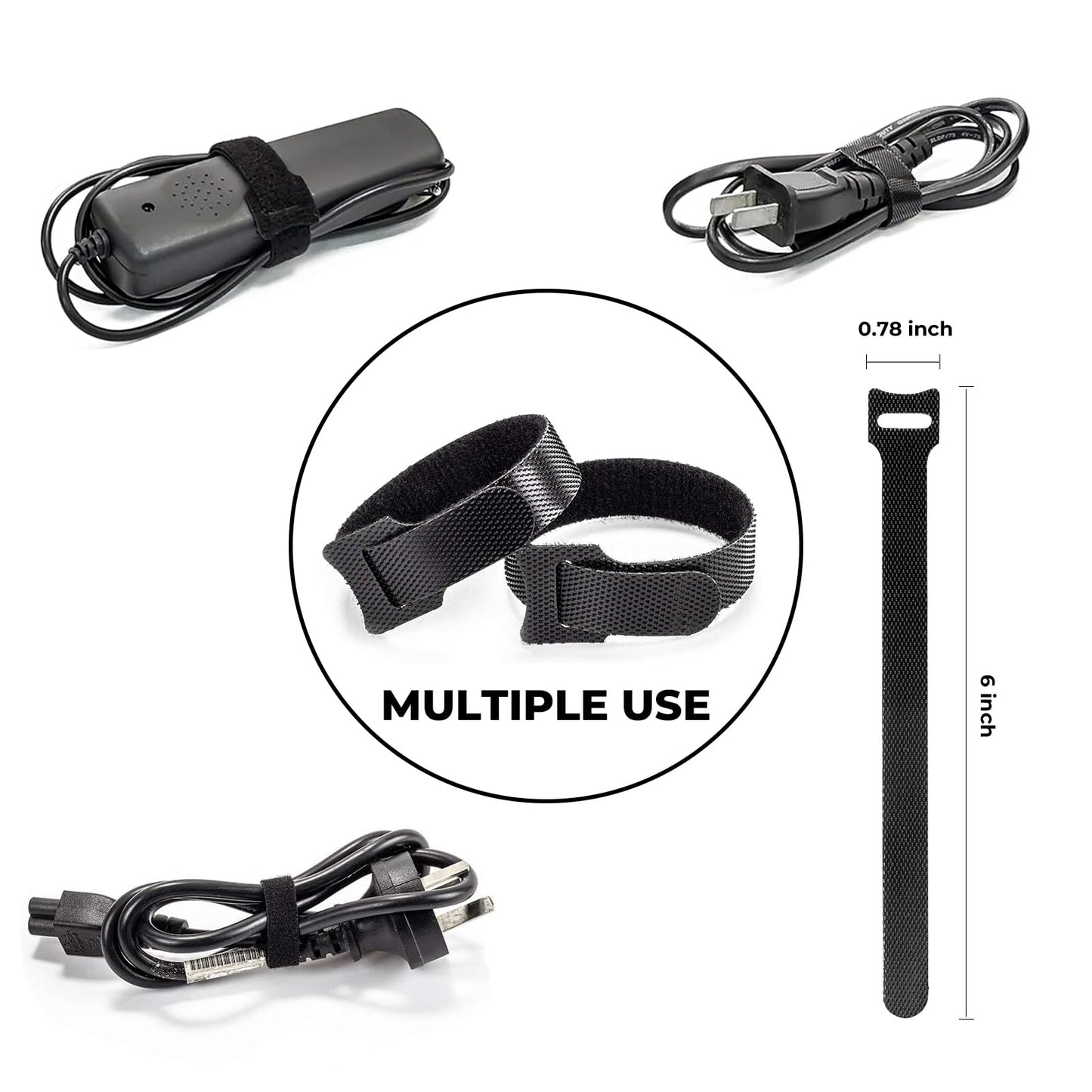 AORUICN Cable Management Organizer Kit, Desk Cable Organizer, Cable Management Under Desk, Wire Management and Cord Organizer for Home, Office, Standing Desk