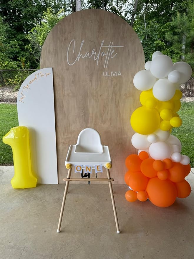 2 Numbers Balloon 40 Inch Yellow Two Balloon Number Birthday Decor, 2nd 12 21st Party Celebration Decorations Graduations Wedding Baby Shower