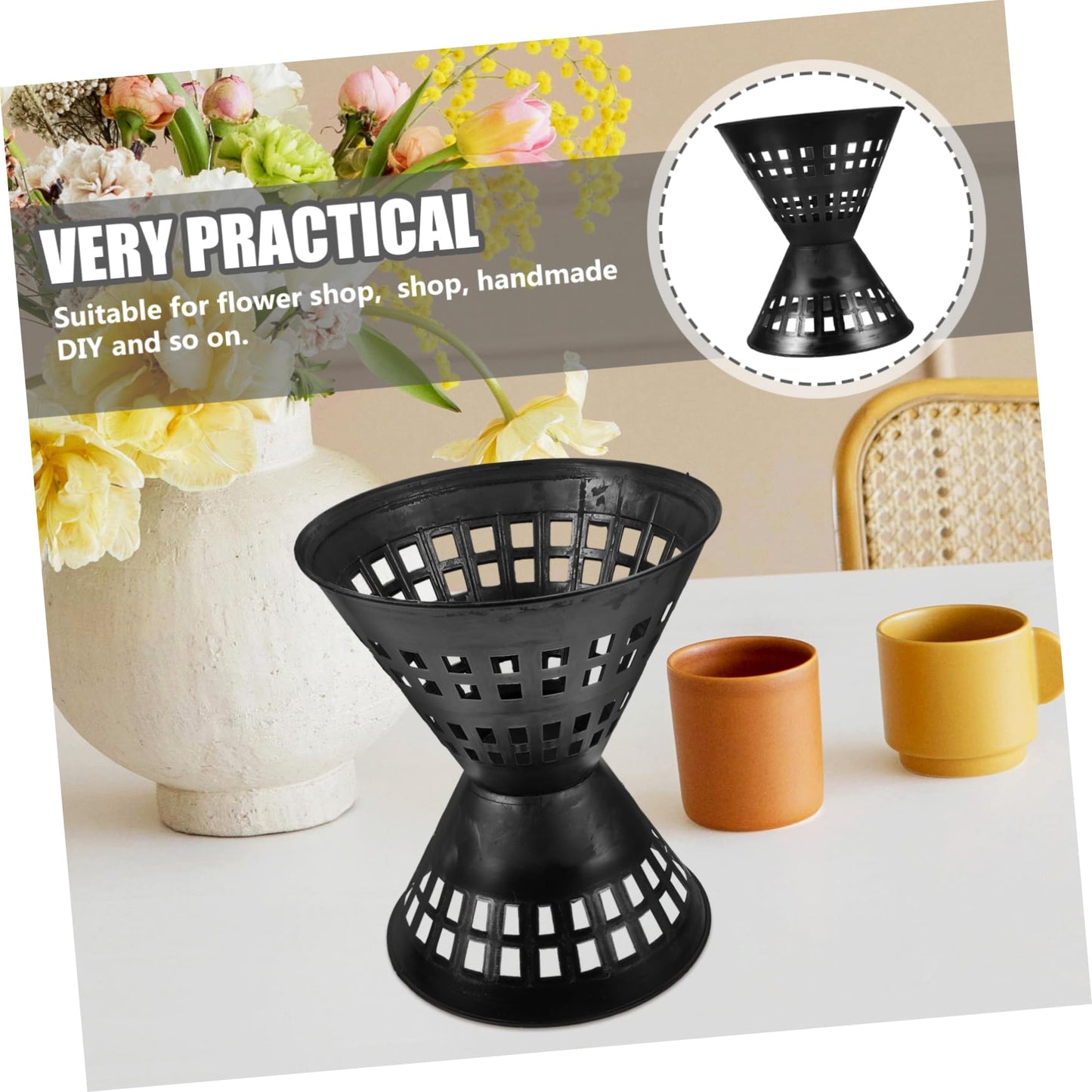 BESPORTBLE 5pcs Pack Fresh Bouquet Plastic Bouquet Holder Packaging Device Packaging Materail Tool Flowers