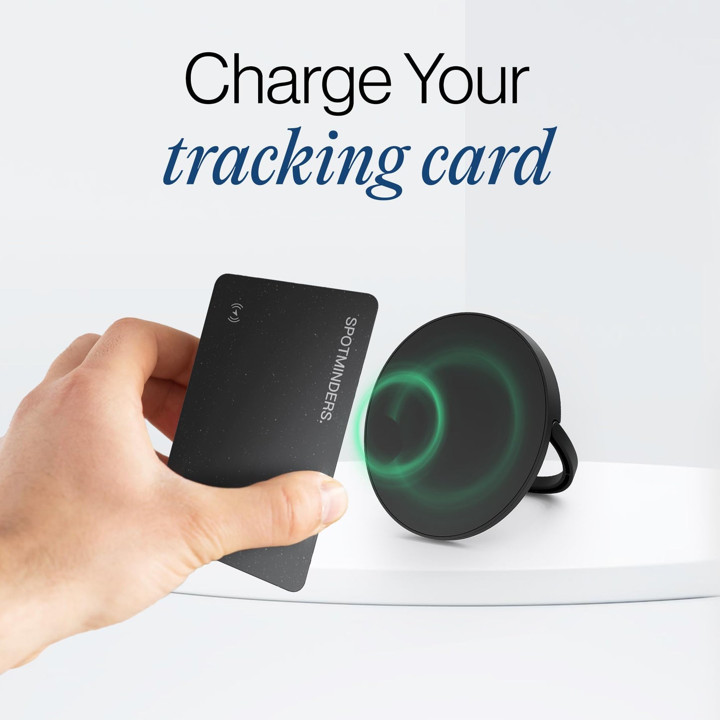 SPOTMINDERS Wireless Charger for iPhone, AirPods, Tracking Card 15W Flat Fast Charging Pad QI Compatible with Samsung, Android, Apple - Magsafe, Non-Slip Surface, Advanced Cooling - No AC Adapter