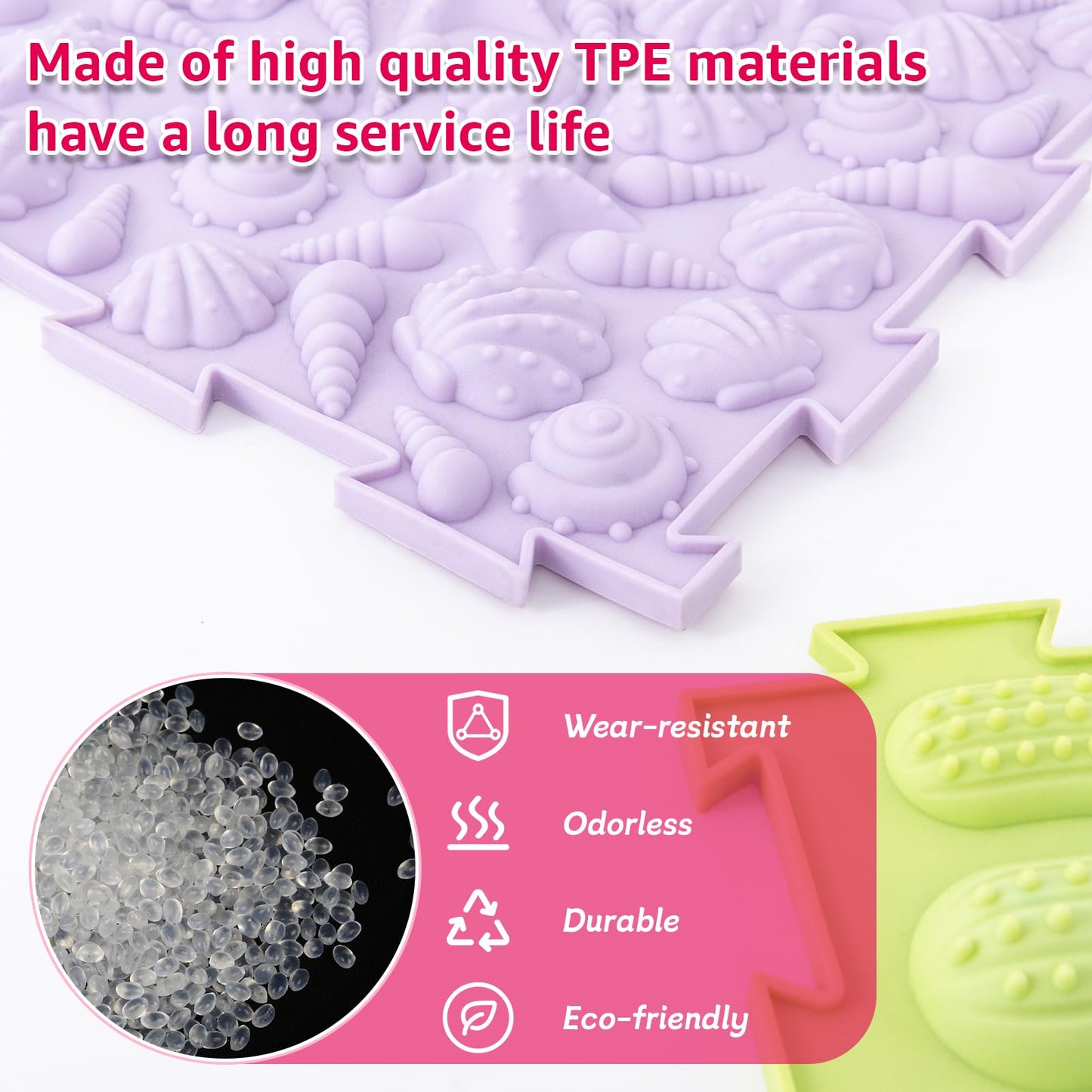Edusense Sensory Mat for Autistic Children Massage Game Mats Puzzle Play Mats Textured Sensory Floor Tiles for Kids Toddlers Sensory Room Must Have