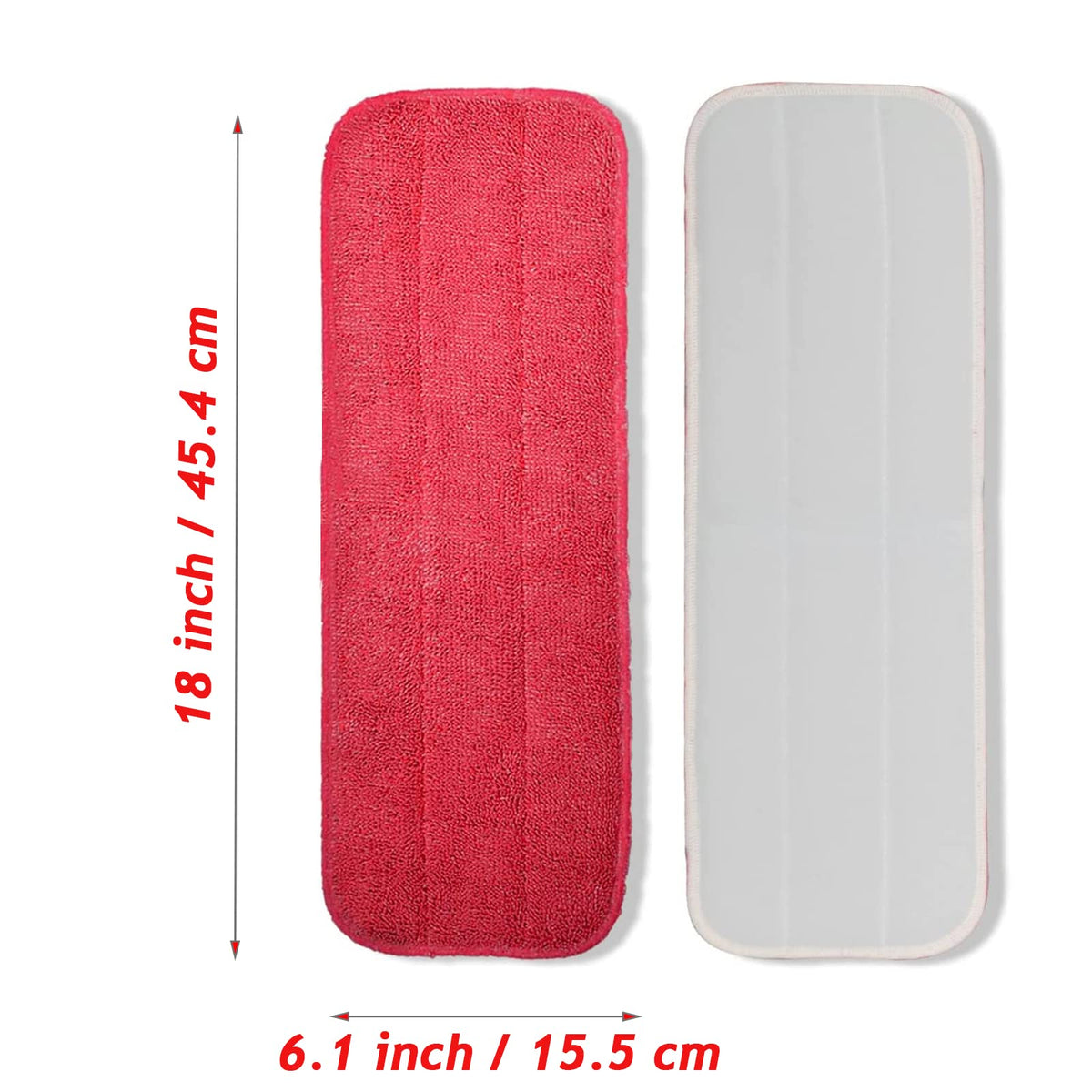 12Pack Microfiber Mop Pads (12 Count)