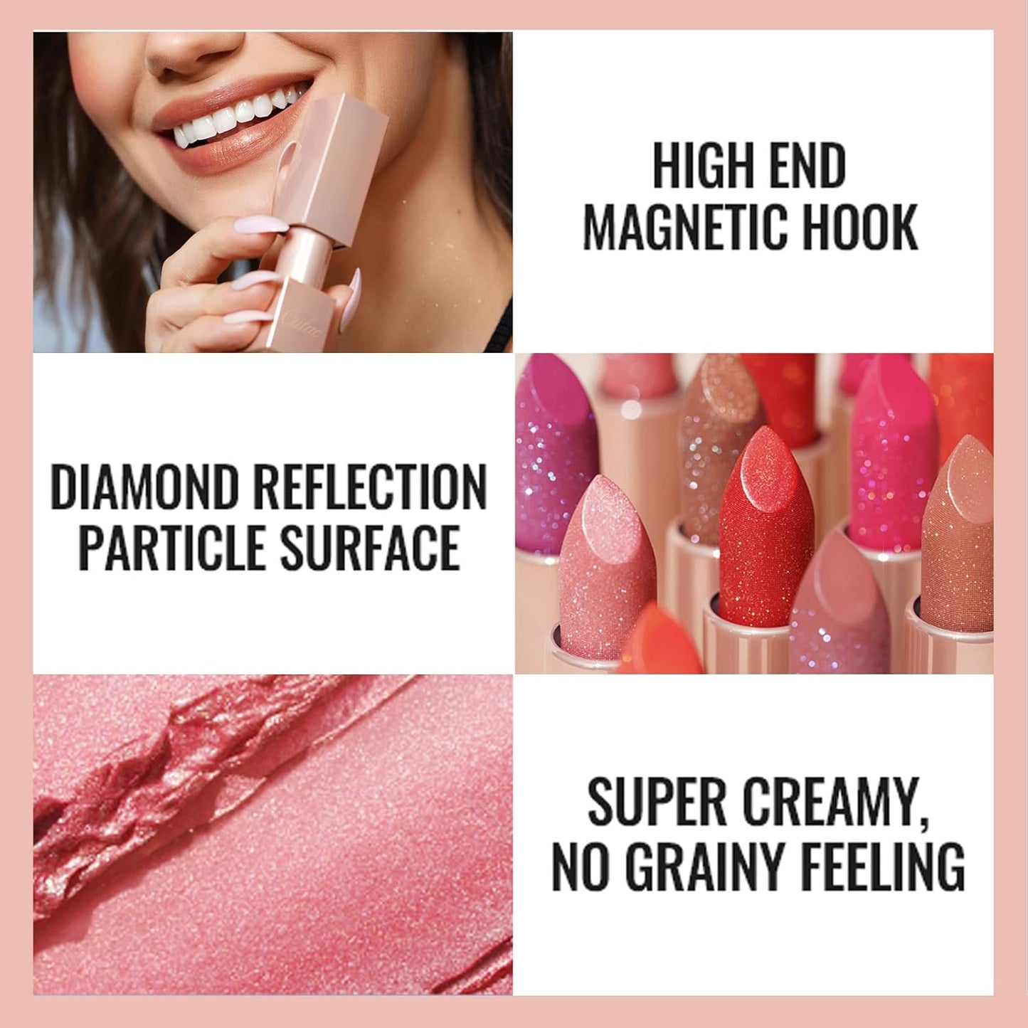 Oulac Infinity Moisture Shine Lipstick - High Shine Shimmery Finish, Super Creamy Texture, Medium to High Coverage - Gluten Free, PG09 Fussy