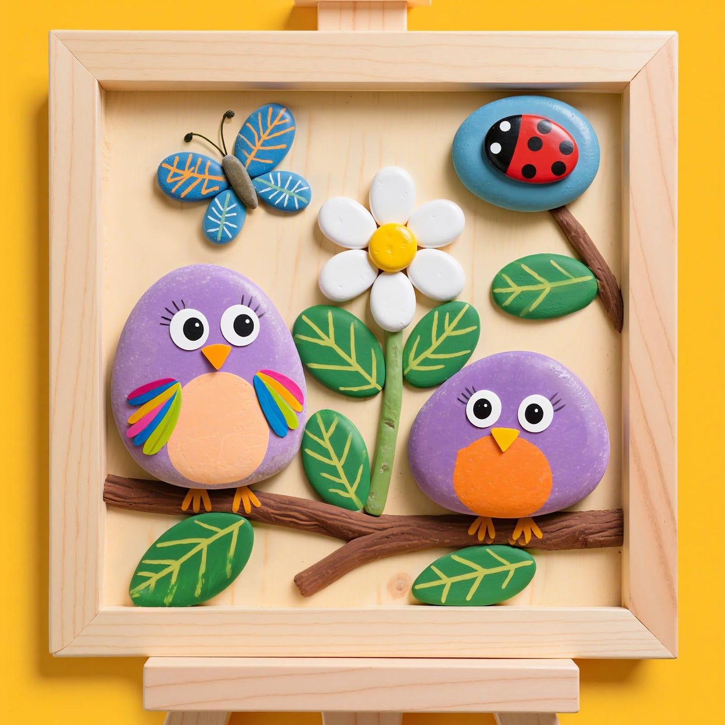 Simetufy 240 Pcs Small Rocks for Painting, 3 Size 0.5-2.8in River Rocks to Paint, Flat Smooth for Arts, Crafts, Kindness Rocks, Garden Decorative 0.5-1in: 200pcs| 1.2-2in: 20pcs | 2-2.8in: 20pc