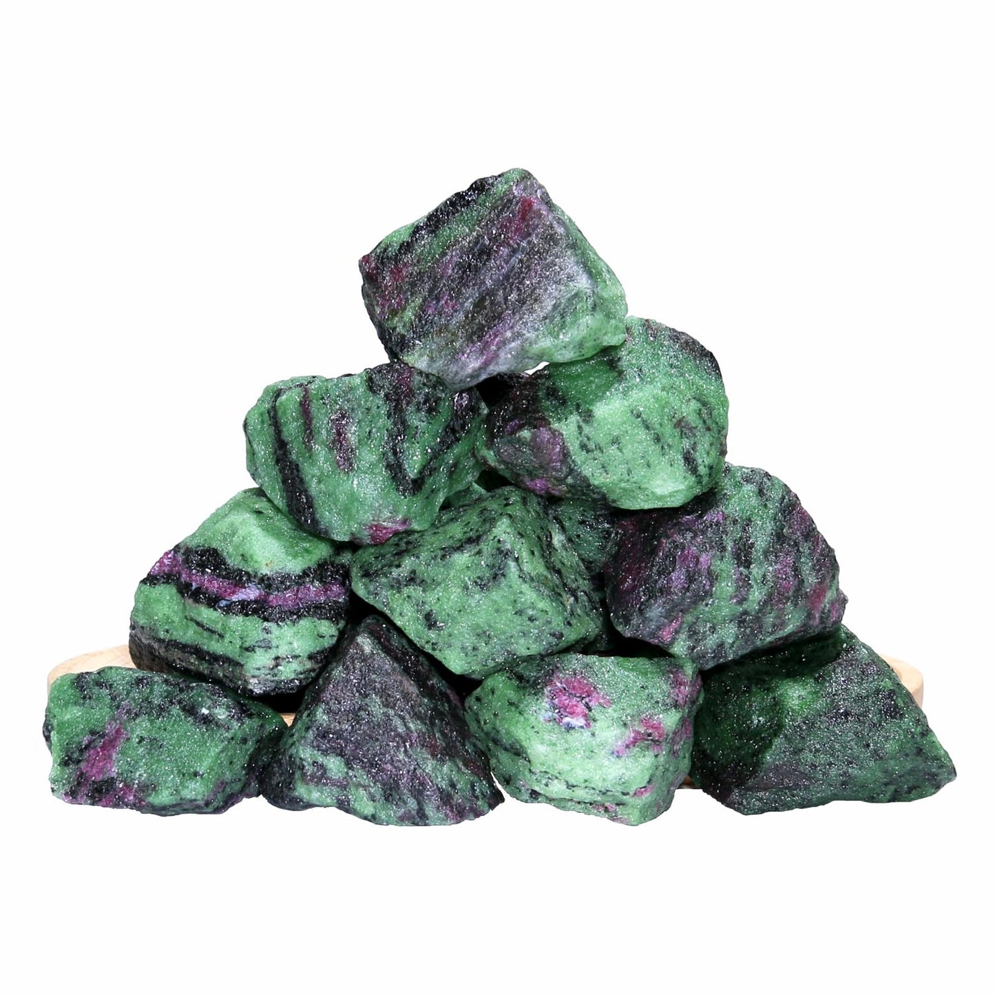 Nvzi Raw Ruby Zoisite Crystals Bulk, Real Gemstones and Crystals, Rocks and Minerals, Healing Crystals, Quartz Crystals and Healing Stones, Cuarzos Originales De Energia Y Piedras(1LB)