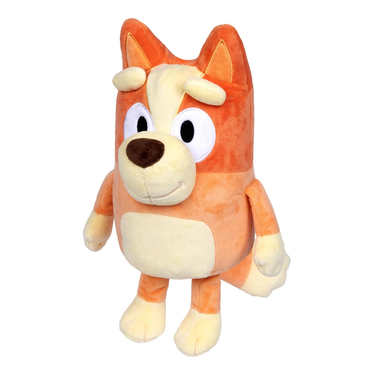Bluey Sound Effects Talking Bingo Plush Toy, 13” Soft Bingo Toy, Interactive Stuffed Animal with 9 Different Phrases, Musical Toys for Kids