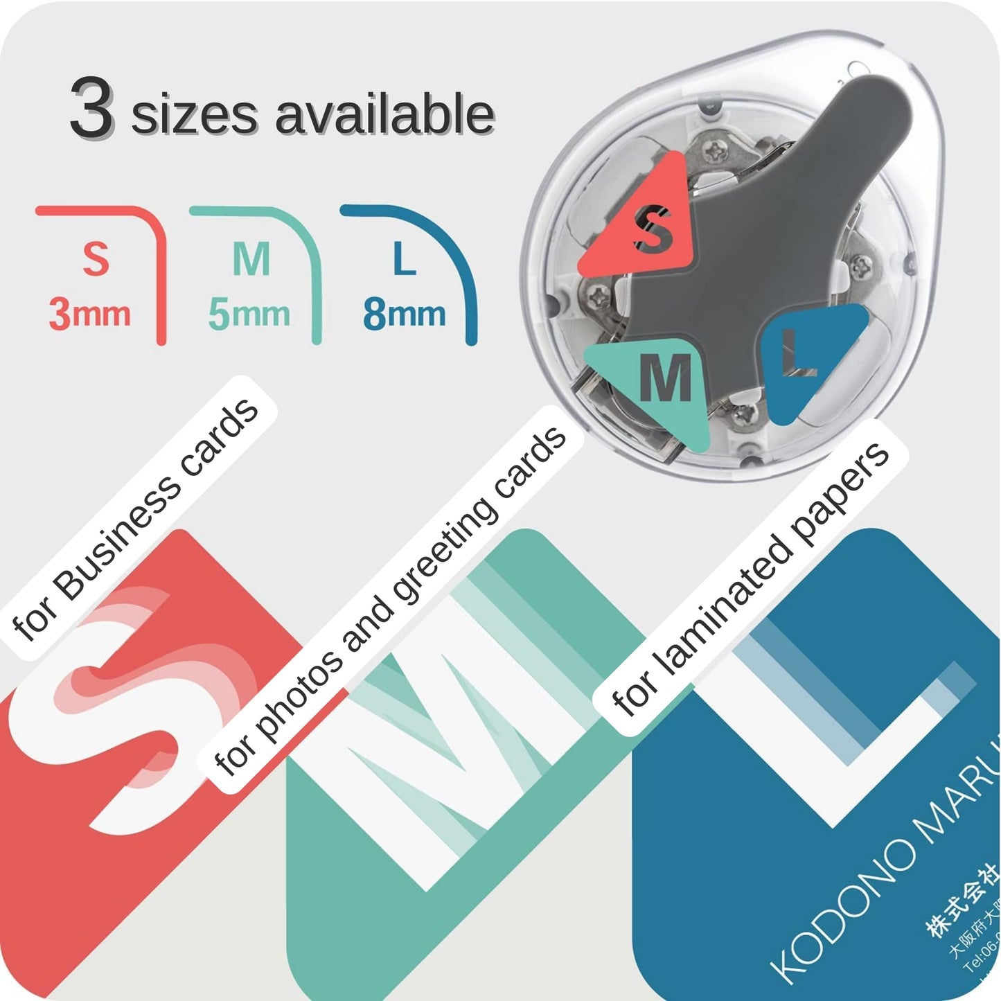 New Sunstar Kadomaru Pro, Corner Cutter (S4765036) (Kadomaru Pro) with Authentic Hologram US, UK, EU Only