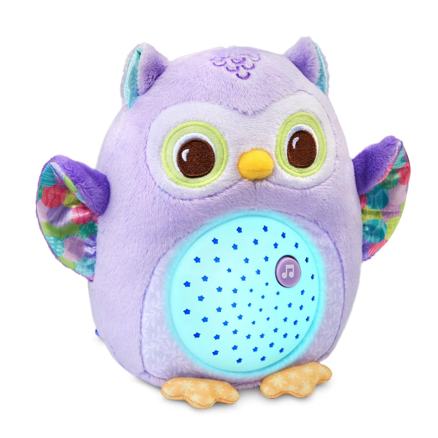 VTech Baby Glow Little Owl Sleep Soother with Cry Sensor, Music and Nature Sounds, Purple
