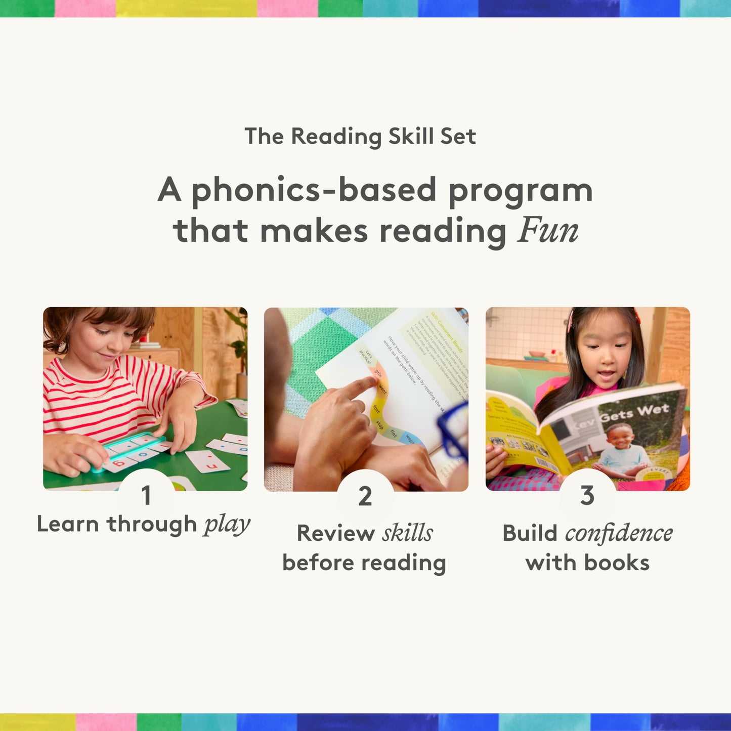 Lovevery, The Reading Skill Set for 1st & 2nd Grade, Includes 3 Games & 27 Books for Early Readers
