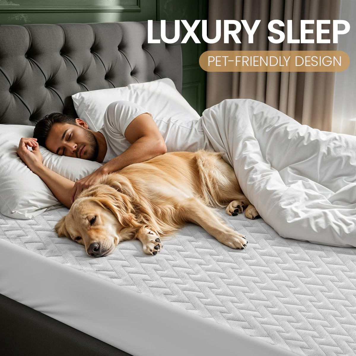 Waterproof Mattress Protector King Size
