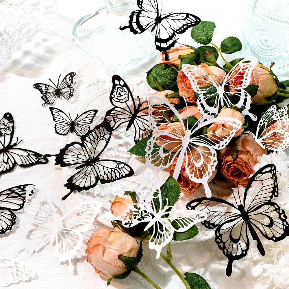 Diuhofart Scrapbook Paper Cutouts for Wedding Scrapbooking Embellishments, 120 Pcs Black and White Collage Materials for Junk Journal Supplies, Card Making, Decoupage, DIY Crafts