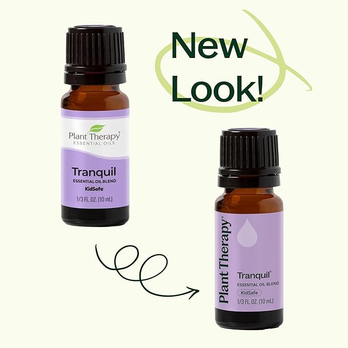 Plant Therapy Tranquil Essential Oil Blend 100% Pure, Pre-Diluted Roll-On, Natural Aromatherapy, Therapeutic Grade 10 mL (1/3 oz)