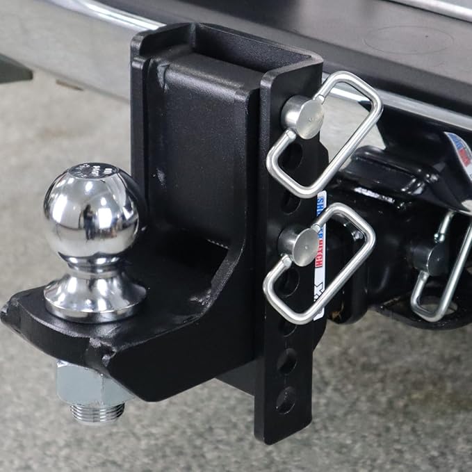 Shocker XR Adjustable Drop Hitch, Fits 2-1/2"Hitch Has 2-5/16"Ball 0-7-1/2" Drop