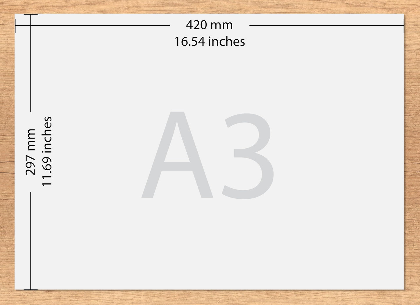 A3 Desk pad, 50 Sheets per pad, FSC Paper