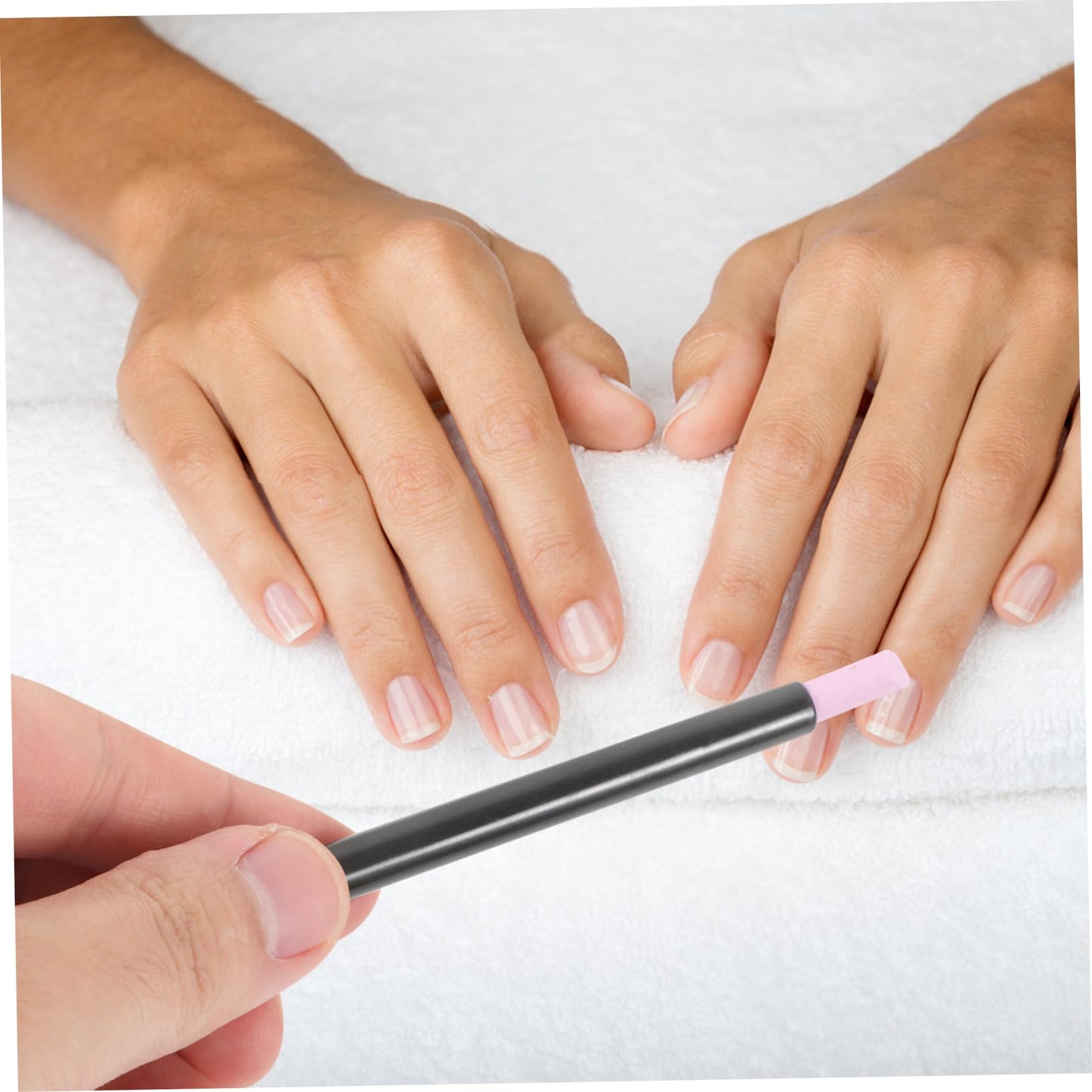 FOMIYES Nail Art Polishing Pen Set 5pcs Nail Corrector Pens Dead Skin Remover for Manicure