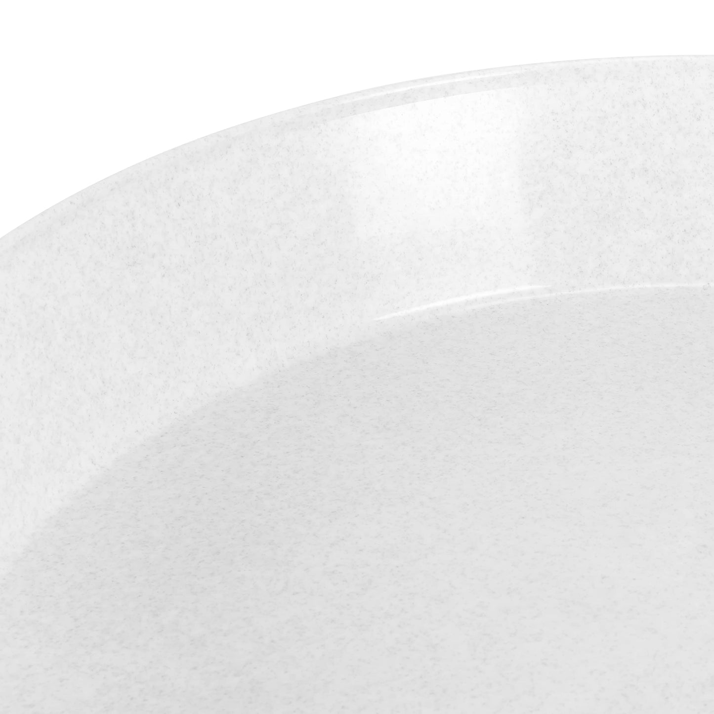 Austin Planter 5 14 Inch (12.14in Base) Plant Saucers - White Granite Colored Polypropylene Made in USA
