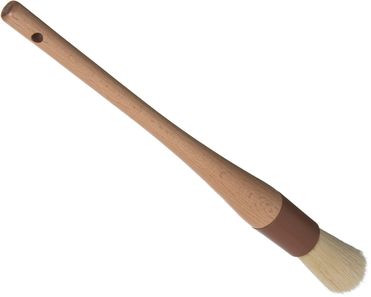 SPARTA Chef Series Basting Brush, Round Boar Bristle Pastry Brush for Cooking and Baking, 1" Wide, 1 Count