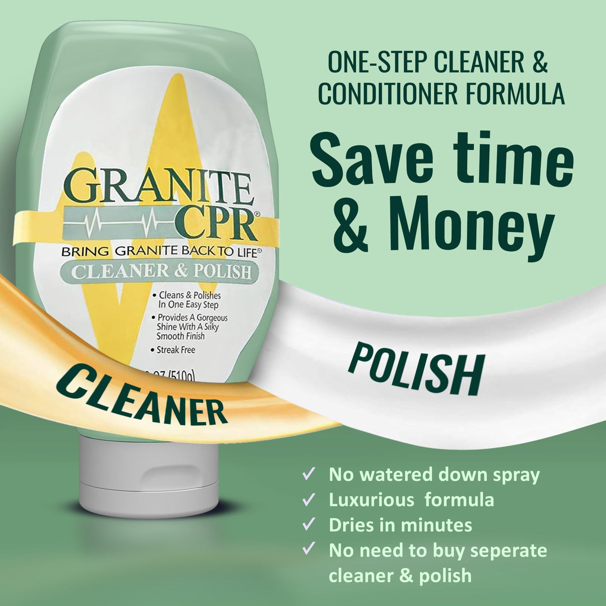 Granite CPR Cleaner & Polish Can Be Used Daily On Granite (18 Fl Oz)