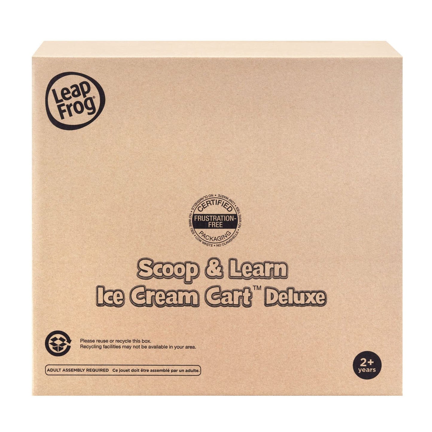 LeapFrog Scoop and Learn Ice Cream Cart Deluxe (Frustration Free Packaging), Pink