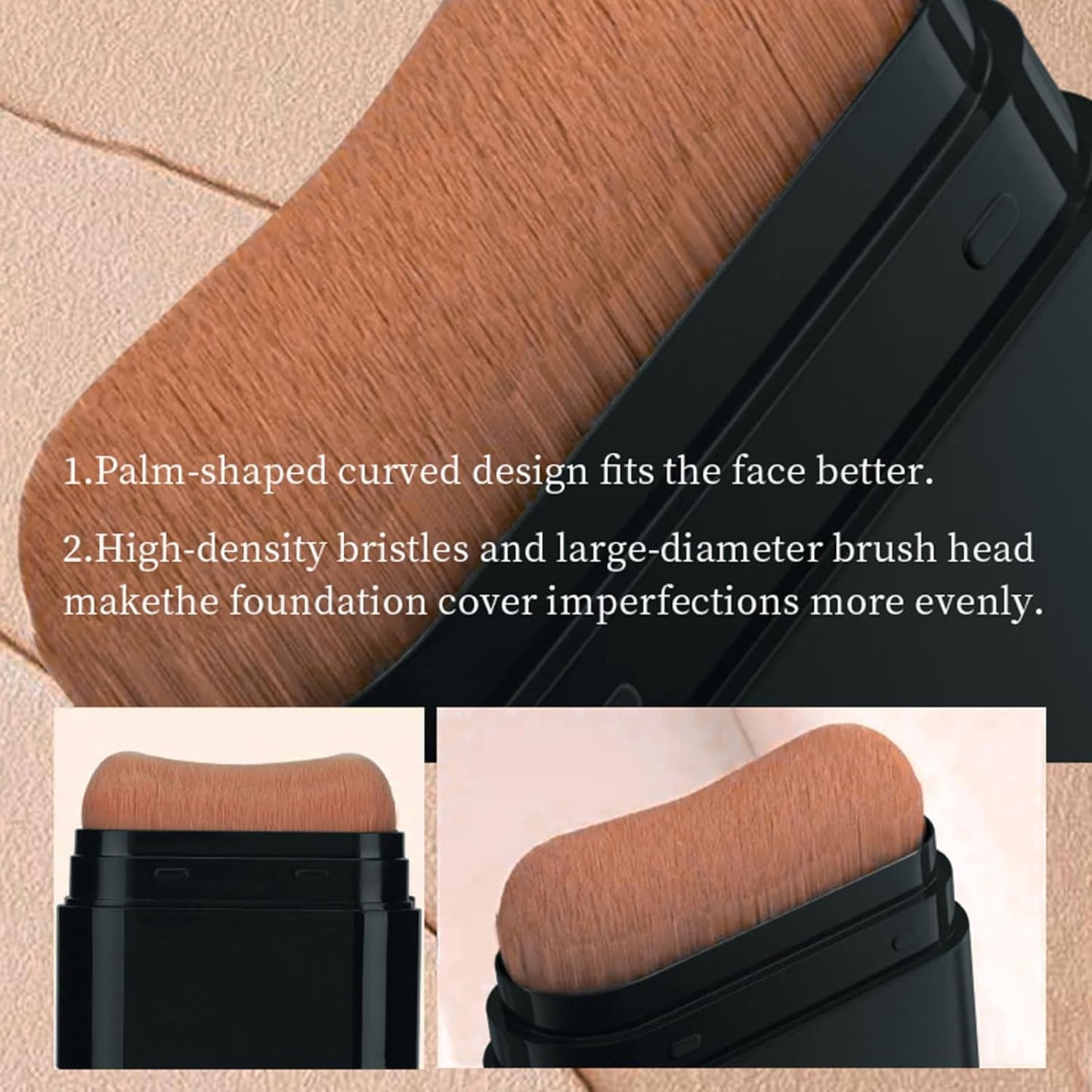 Long-Lasting Concealer Foundation Stick, Creamy Full Coverage, Hydrating Olive & Camellia Formula for Dark Circles & Blemishes, 2.09 oz (04#)