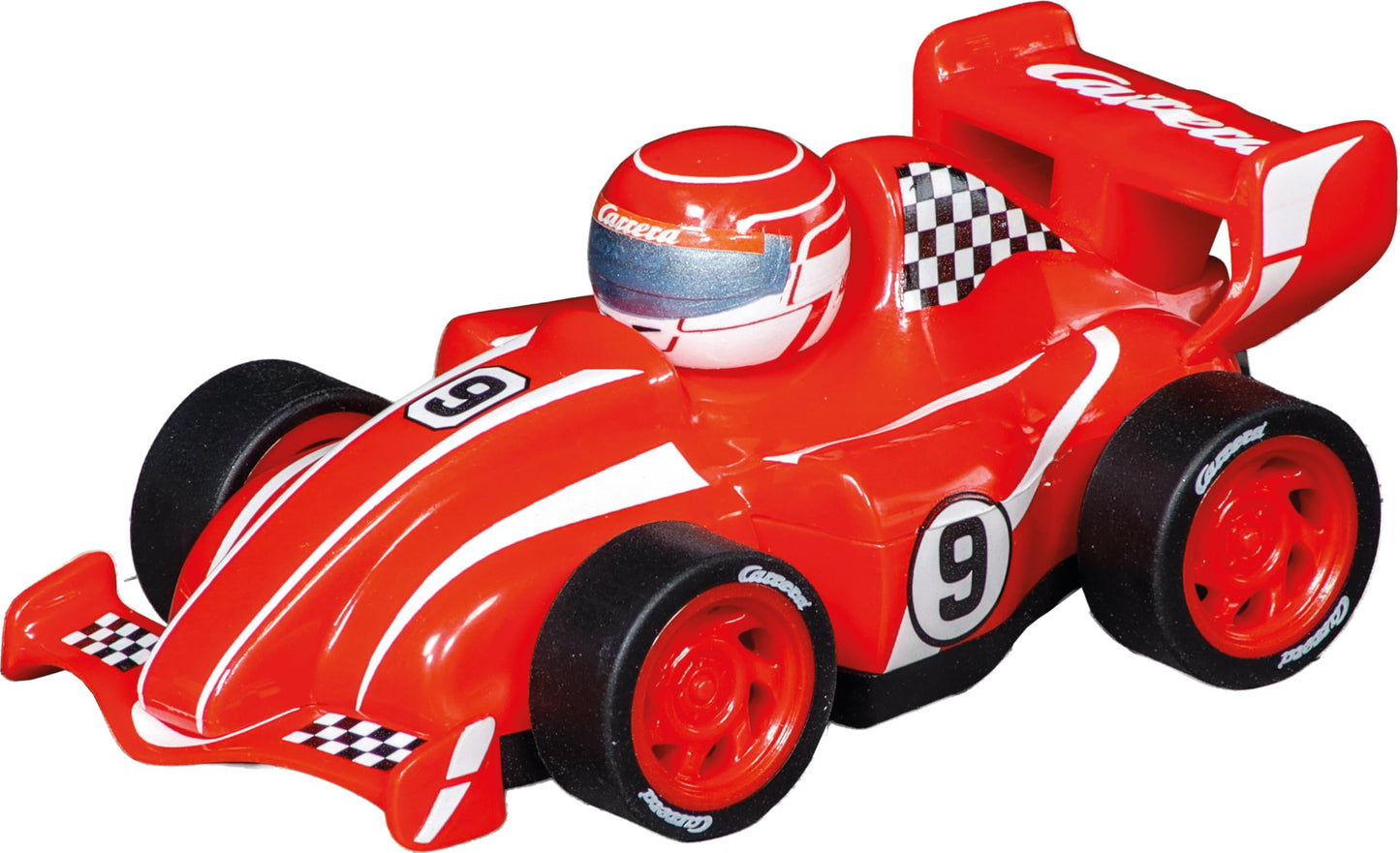 Carrera First Formula Kidz Slot Car Race Track - Includes 2 Cars: Fireflash and Thunderbold - Battery-Powered Beginner Toy Racing Set for Kids Ages 3 Years and Up