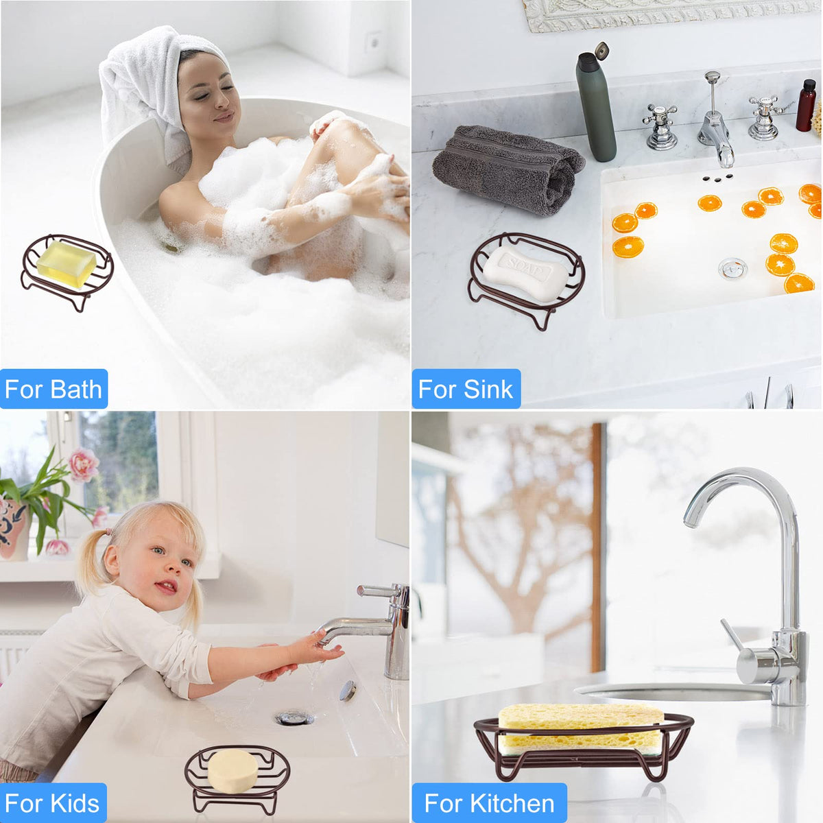 Soap Dish for Shower Bathroom Bar Soap Holder